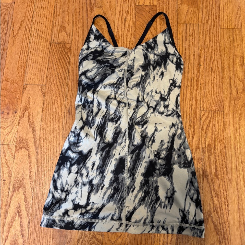 lululemon athletica Black and Gray Tank Top